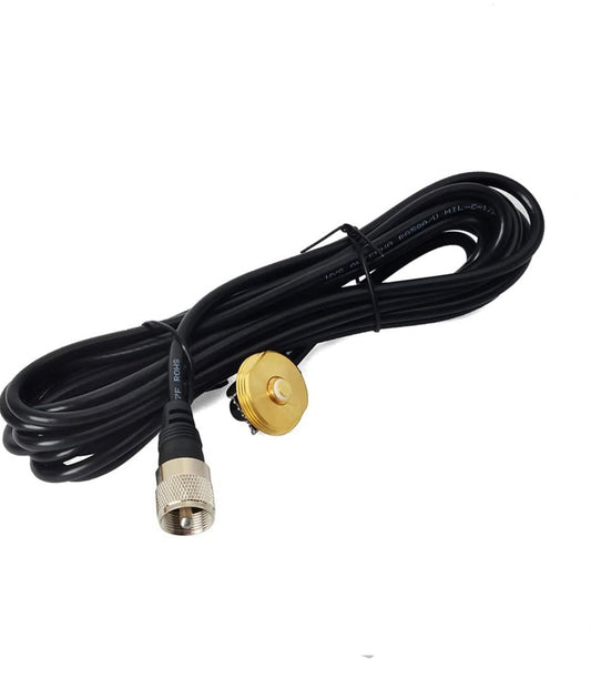 Coax Cable for Fender Mount Antenna w/ Mount