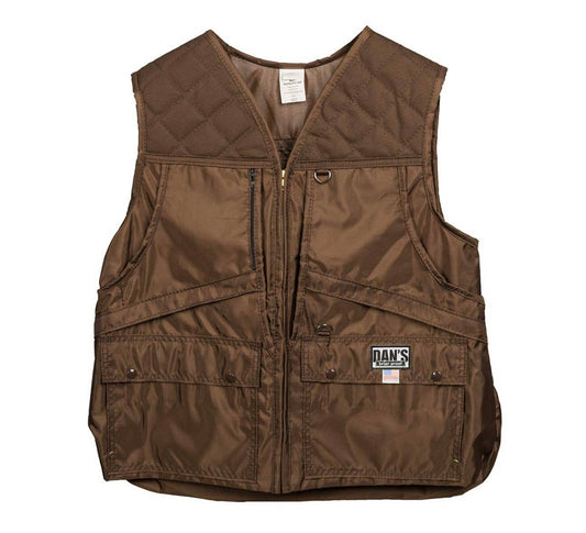 DAN’S BROWN GAME VEST