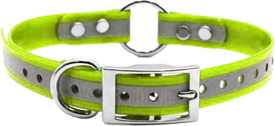 Reflective DayGlo Collars w/ Center Ring 3/4"